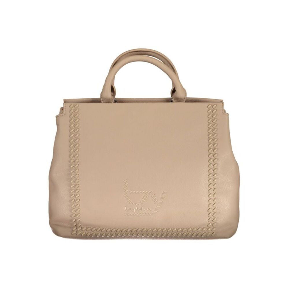 BYBLOS Beige Leather Handbag Model BY17014 Women Beige Handbags